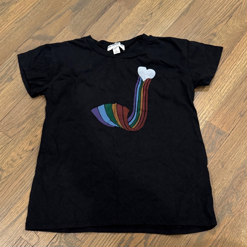 Sub_Urban Riot Black Tee with Colorful Graphic